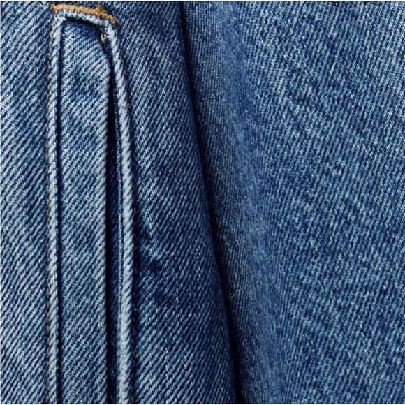 NWT Zara Oversized Fit Denim Jean Jacket - Picture 7 of 7